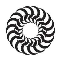 Decorative Radial Circle Pattern background vector