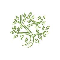 Abstract Tree logo vector