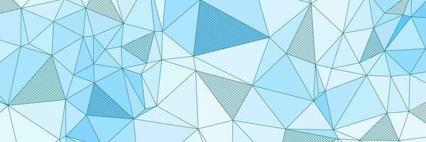 abstract modern elegant light blue background with triangles lines vector