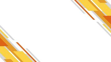 abstract yellow and orange geometric background with flat design and copy space for your text vector