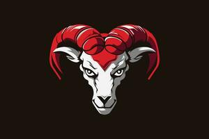 Ram goat sheep Gaming mascot logo vector