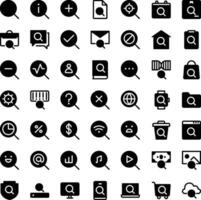 Vector of Search Icon Set. Perfect for user interface, new application.