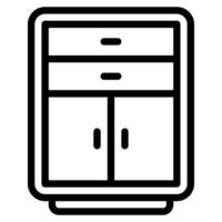 office tools cabinet vector object illustration