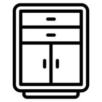 office tools cabinet vector object illustration