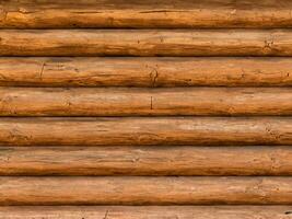 Brown wood log wall surface background image photo