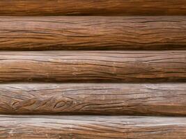 Brown wood log wall surface background image photo