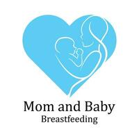 Beauty Nurse Lactating Mom Baby, Mommy Mother breastfeeding Lactation logo illustration vector