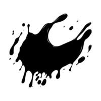 Ink splash splatter black vector free, A Paint Splatter Silhouette