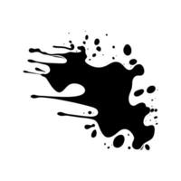 Ink splash splatter black vector free, A Paint Splatter Silhouette