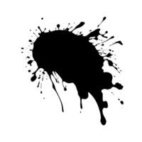 Ink splash splatter black vector free, A Paint Splatter Silhouette