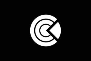 plantilla de diseño de logotipo de letra c vector
