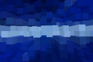 abstract image of cubes background in blue toned photo