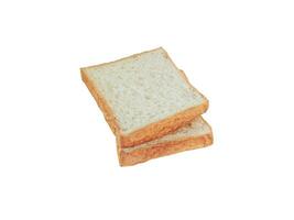 Sliced bread isolated on white background. photo