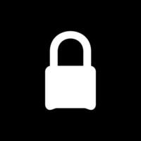 Padlock Silhouette, Flat Style, can use for Art Illustration, Pictogram, Logo Gram, Website or Graphic Design Element. Vector Illustration