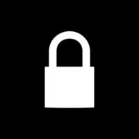 Padlock Silhouette, Flat Style, can use for Art Illustration, Pictogram, Logo Gram, Website or Graphic Design Element. Vector Illustration