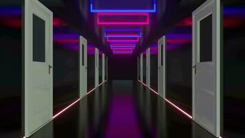 abstrakt Tür Tunnel video
