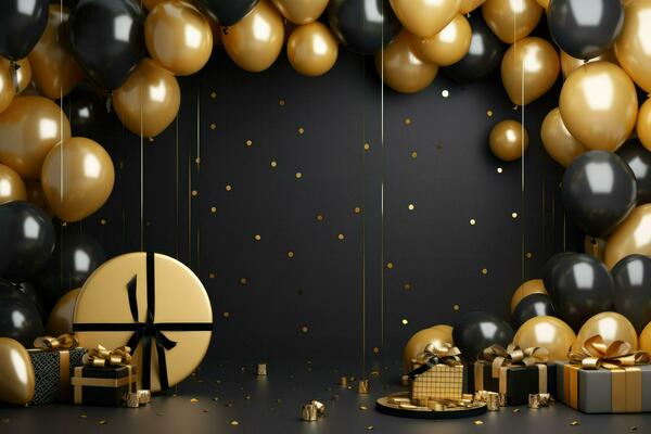 Black Birthday Background Stock Photos, Images and Backgrounds for Free