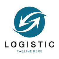 logistics logo icon illustration vector design  distribution symbol  delivery of goods  economy  finance