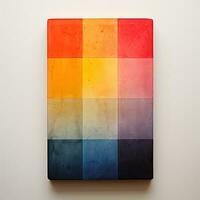AI Generated abstract watercolor paintings, paint color splotches, abstract colors, minimalism art painting, scene design. Ai Generative. photo