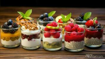 AI generated gluten diet dessert food photo