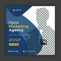 Digital Marketing Social Media Post Banner Design or Corporate, Business advertisement  web Template vector