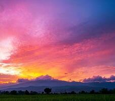 AI generated Beauty of nature concept background. photo