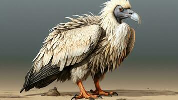 AI generated Himalayan Griffon Vulture bird nature wildlife photo