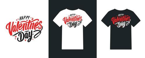 San Valentín día amor tipografía expresivo camiseta diseño vector