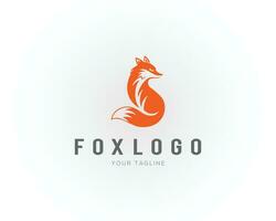 Creative Fox Logo Design Template Vector. vector