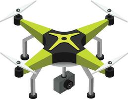 Isometric Drone Camera vector