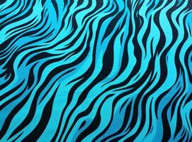 AI generated zebra print fabric on blue, photo