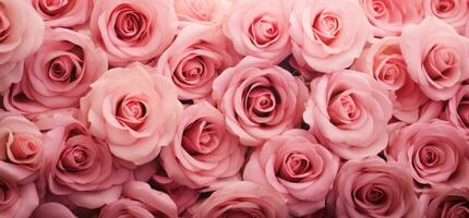 AI generated pink rose hd background free rose wallpaper for desktop photo