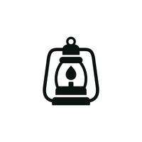 Lantern icon isolated on white background vector