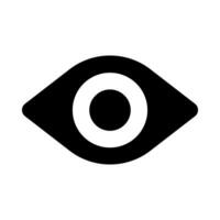 Eye icon for view, vision and insight vector