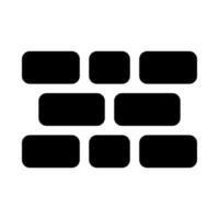 Bricks icon for texture, construction and building vector