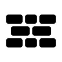 Bricks icon for texture, construction and building vector