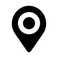 Location icon for map and navigation vector