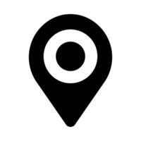 Location icon for map and navigation vector