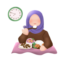 iftar Ramadán ilustración png