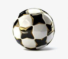 AI generated a soccer ball on transparent background photo