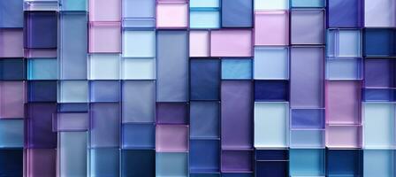 AI generated abstract background of colorful squares abstract photo