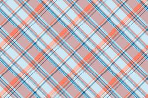 Canvas texture background pattern, installing plaid seamless tartan. Window textile check fabric vector in light and cyan colors.