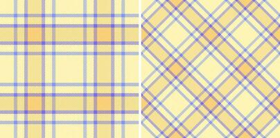 Background pattern check of textile vector texture with a fabric tartan plaid seamless.