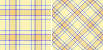 Background pattern check of textile vector texture with a fabric tartan plaid seamless.