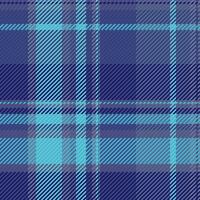 Halftone pattern texture seamless, close-up plaid check tartan. Ireland background fabric textile vector in blue and cyan colors.