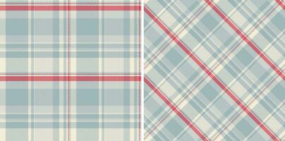 Check pattern background of vector texture textile with a fabric seamless plaid tartan. Set in favorite colors for cozy casual brand clothing .