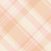 Fabric background check of tartan seamless vector with a plaid texture pattern textile.