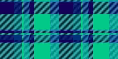 Harmony vector tartan plaid, suit textile check fabric. Arabic seamless pattern background texture in teal and indigo colors.