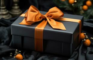 AI generated present gift box christmas wrapping ideas gifts photo