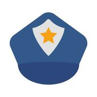 Policeman's hat Vector Flat Icon For Personal And Commercial Use.